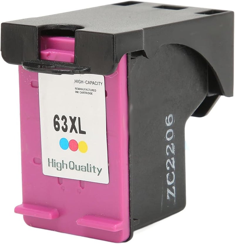 يوسو H 63XLC خرطوشة حبر ملونة من ABS للطابعات النافثة للحبر بديلة لـ HP OfficeJet 4520 4512 4516 4650 3830 5255 Deskjet 3634 3639 - Image 1